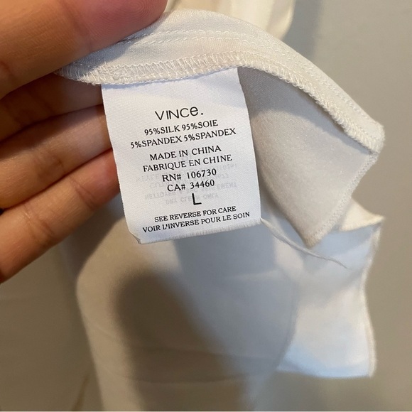 Vince. Cascade Halter in Ivory - Picture 6 of 8